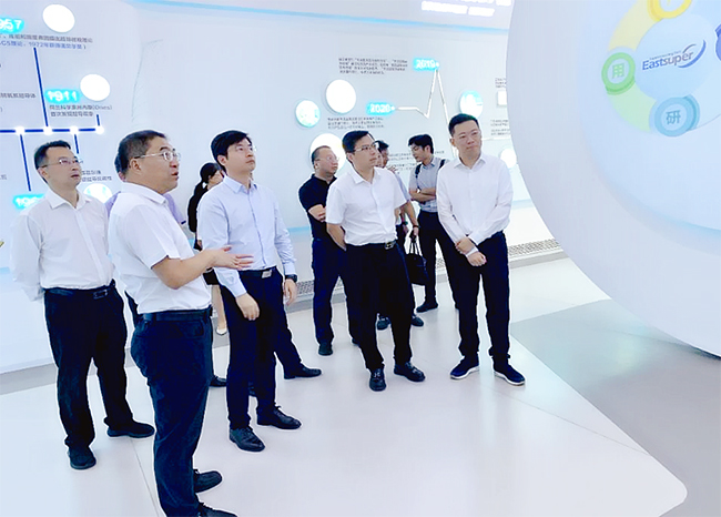 苏州市副市长张桥一行走访永鼎子公司东部超导